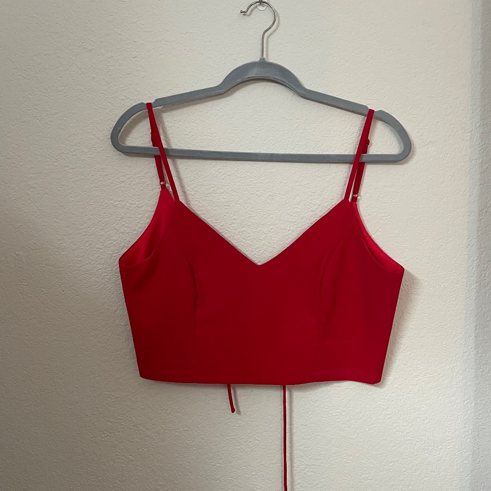 LuLus two piece, wide leg trouser outfit